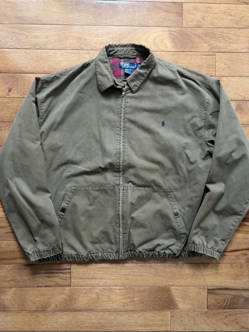 Polo by Ralph Lauren Olive Green Lightweight Zip Jacket